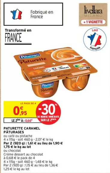 Paturages - Paturete Caramel offre à 0,95€ sur Intermarché Contact