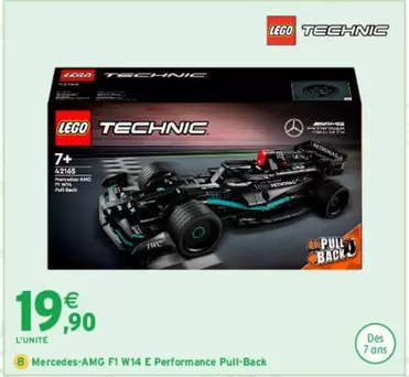 Technic - Mercedes-amg F11 W14 E Performance Pull-Back offre à 19,9€ sur Intermarché Contact