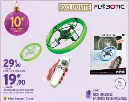 Fly 30tic - Mini Bumper Drone offre à 29,9€ sur Intermarché