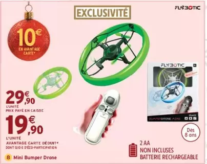 Aloya - Mini Bumper Drone offre à 29,9€ sur Intermarché