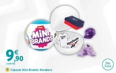 Reebok - Capsule Mini Brands Sneakers offre à 9,9€ sur Intermarché