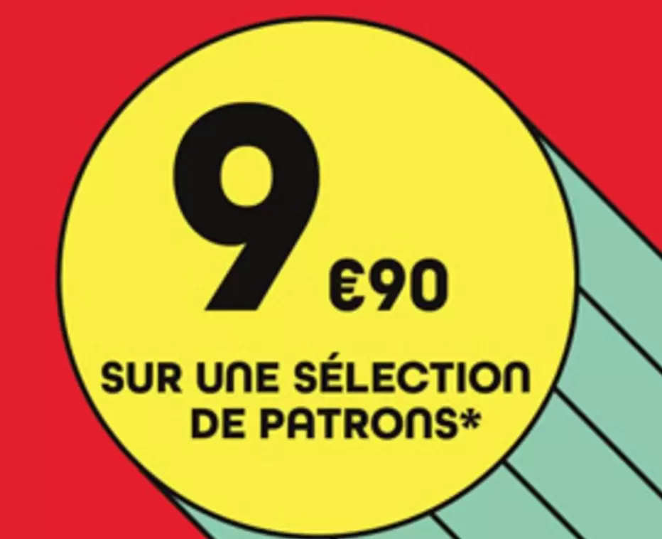 Sur Une Sélection De Patrons offre à 9,9€ sur Mondial Tissus