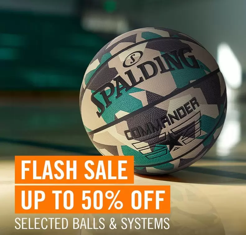 Spalding - Flash Sale Up To 50% Off offre sur Spalding