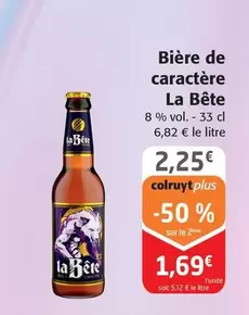 La Bête - Bière De Caractere offre à 2,25€ sur Colruyt