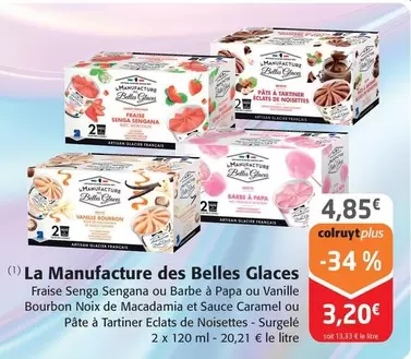 La Manufacture Des Belles Glaces - Glace  offre à 3,2€ sur Colruyt