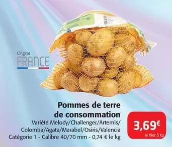 Pommes De Terre De Consommation offre à 3,69€ sur Colruyt