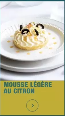 Mousse Légère Au Citron offre sur Promocash