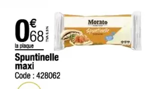 Morato - Spuntinelle Maxi offre à 0,68€ sur Promocash