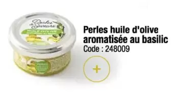 Perles Huile D'olive Aromatisée Au Basilic offre sur Promocash