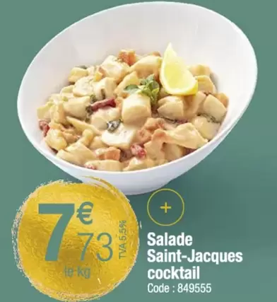 Salade Saint-jacques Cocktail offre à 7€ sur Promocash