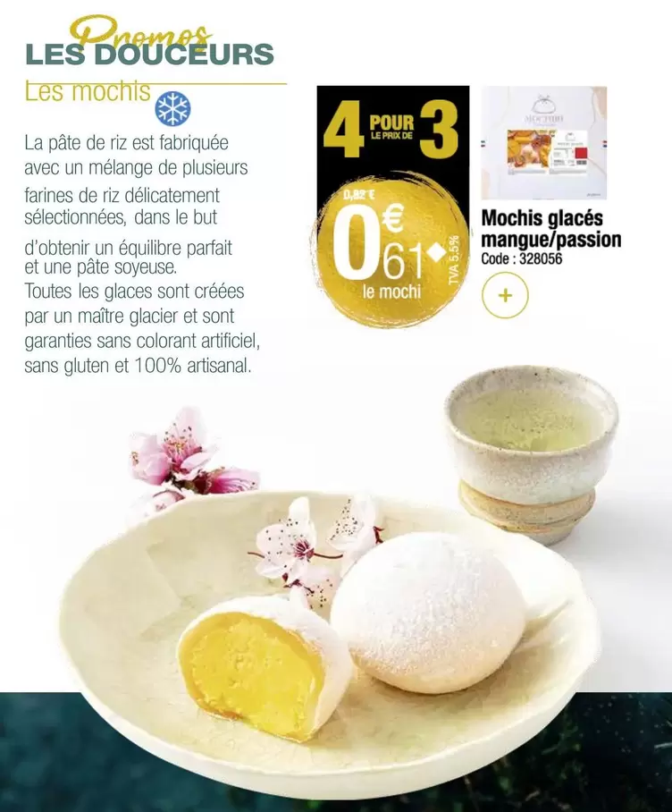 Mochis Glacés Mangue offre à 0,61€ sur Promocash