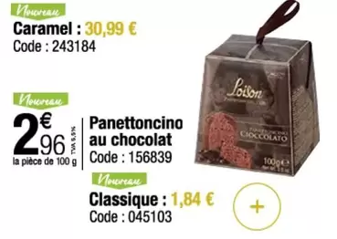 Panettone offre à 2,96€ sur Promocash