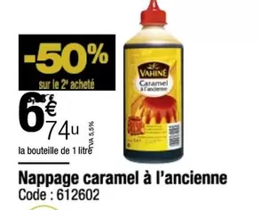 Vahiné - Nappage Caramel À L'Ancienne offre à 6,74€ sur Promocash