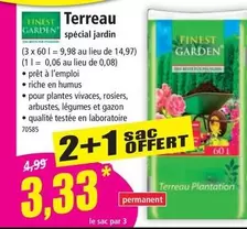 Finest Garden - Terreau offre à 3,33€ sur Norma