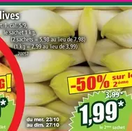 Endives offre à 1,99€ sur Norma