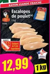 Siebert - Escalopes De Poulet offre à 12,99€ sur Norma