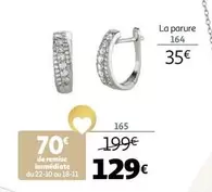 La Parure offre à 129€ sur Auchan Hypermarché