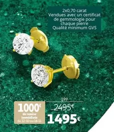 Chaque Pierre Qualité Minimum Gvs offre à 1495€ sur Auchan Hypermarché