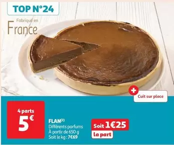 Flan offre à 1,25€ sur Auchan Supermarché