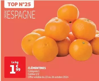 Clementines offre à 1,99€ sur Auchan Supermarché