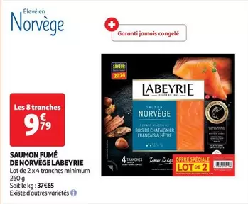 Labeyrie - Saumon Fumé De Norvège offre à 9,79€ sur Auchan Supermarché