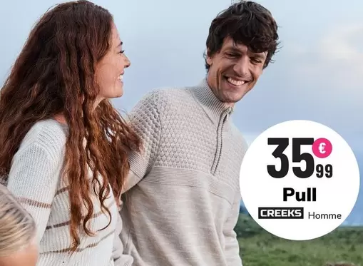 Creeks - Pull Homme offre à 35,99€ sur La Halle