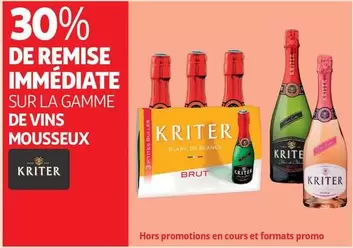 Kriter - Sur La Gamme De Vins Mousseux offre sur Auchan Supermarché