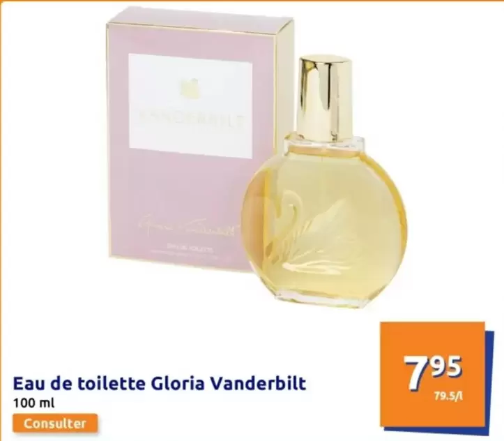 Gloria Vanderbilt - Eau De Toilette offre à 7,95€ sur Action