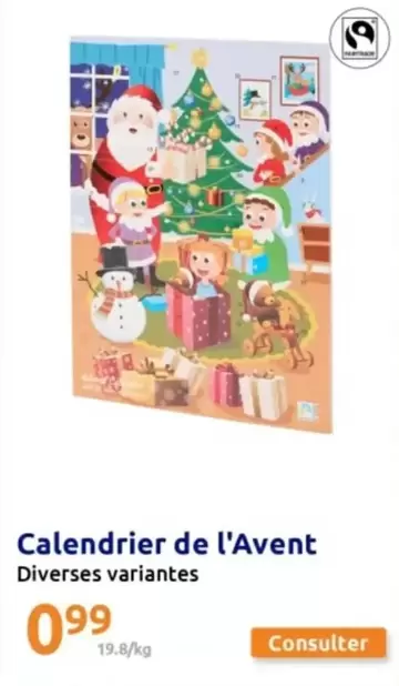 Avent - Calendrier De L'avent offre à 0,99€ sur Action