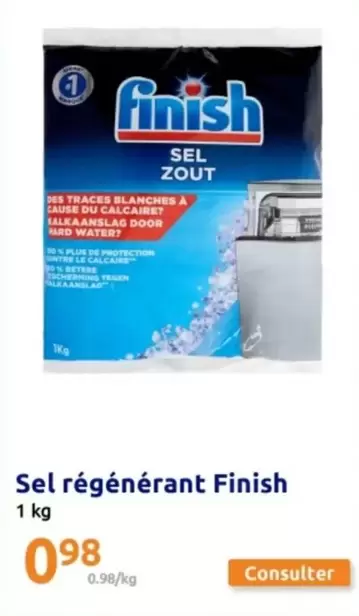 Finish - Sel Régénerant offre à 0,98€ sur Action