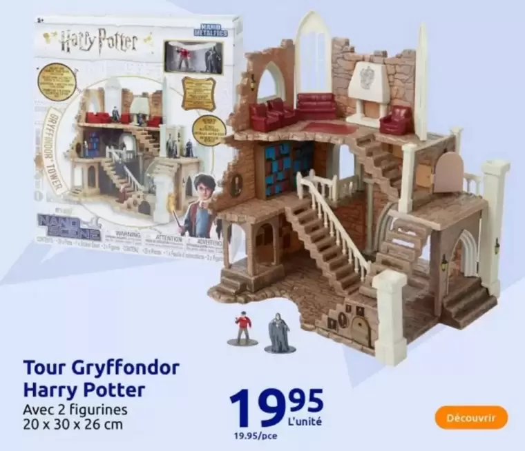 Tour Gyffondor Harry Potter offre à 19,95€ sur Action