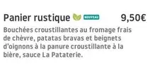 Panier Rustique offre à 9,5€ sur La Pataterie