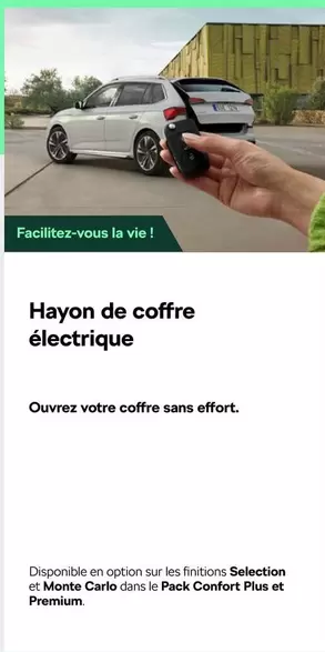 La Vie - Rayon De Coffre Électrique offre sur Škoda