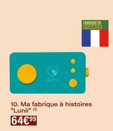 Lunii - Ma Fabrique À Histoires offre à 64,99€ sur Monoprix