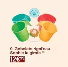 Sophie La Girafe - Gobelets Rigol'Eau  offre à 12,99€ sur Monoprix