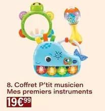 Coffret P'Tit Musician Mes Premiers Instruments offre à 19,99€ sur Monoprix