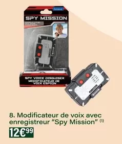 Lexibook - Modificateur De Voix Avec Enregistreur "Spy Mission" offre à 12,99€ sur Monoprix