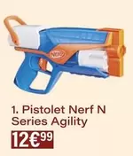 Nerf - Pistolet  N Series Agility offre à 12,99€ sur Monoprix