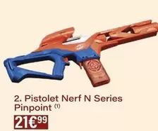 Nerf - Pistolet Nerf N Series Pinpoint offre à 21,99€ sur Monoprix