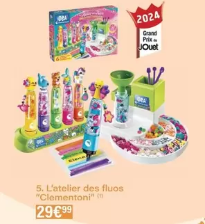 Clementoni - L'Atelier Des Fluos offre à 29,99€ sur Monoprix