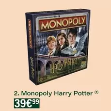 Monopoly Harry Potter offre à 39,99€ sur Monoprix