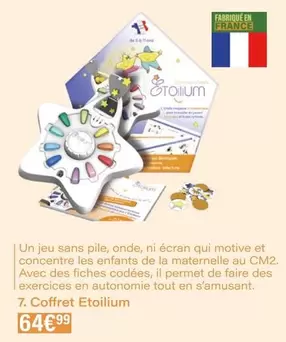 Etoilium - Coffret  offre à 64,99€ sur Monoprix