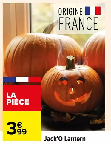 Lantern - Jack'o offre à 3,99€ sur Carrefour