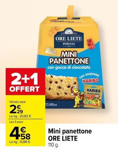 Haribo - Mini Panettone offre à 2,29€ sur Carrefour