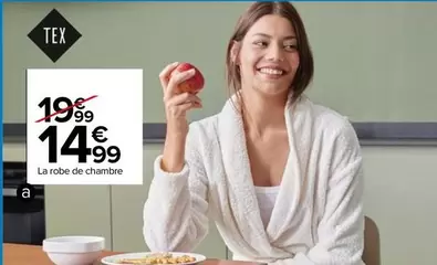 Tex - Robe De Chambre Femme offre à 14,99€ sur Carrefour