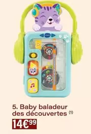 Baby Baladeur Des Découvertes offre à 14,99€ sur Monop'