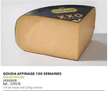 Vergeer - Gouda Affinage 100 Semaines offre sur Metro