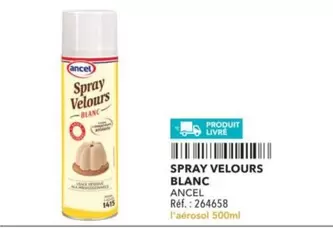 Ancel - Spray Velours Blanc offre sur Metro