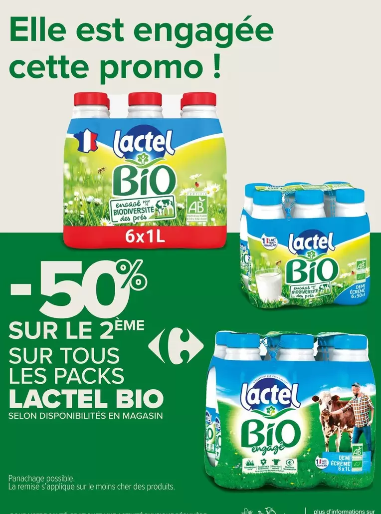 Lactel - Sur Tous Les Packs offre sur Carrefour Express