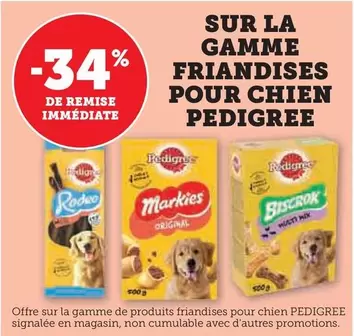 Pedigree - Sur La Gamme Friandises Pour Chien offre sur Hyper U